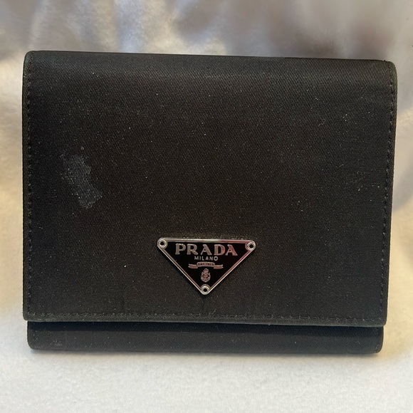 Prada Chocolate Brown Small Nylon Wallet - Picture 1 of 5